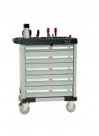 CT706 Инструментальная тележка 350кг, 6 полок, габариты 800*470*900мм